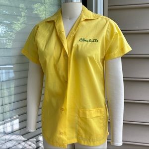 VINTAGE HILTON || EMBROIDERED BOWLING SHIRT